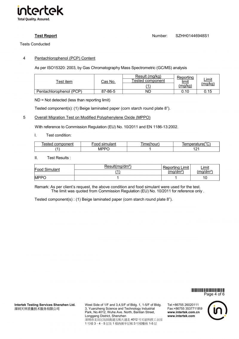 LFGB test 